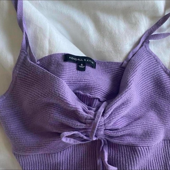 Kendall and Kylie purple tank top - Picture 3 of 3